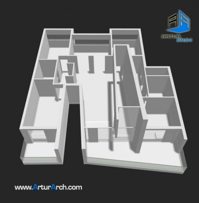 3d-  Housing Units50 مجتمع مسکونی 50 واحدی نسرین سراجی  Nasrin Seraji ))